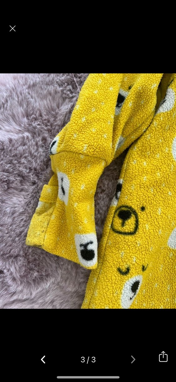 Sarı Leopar Desenli Bebek Tulumu - Görsel 3