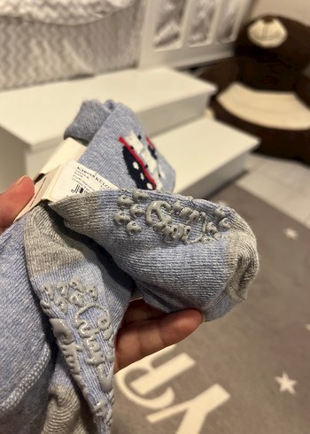 Mavi Baskılı Erkek Çocuk Çorabı - Görsel 2