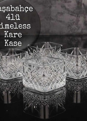 Paşabahçe 4 Lü Kare Kase