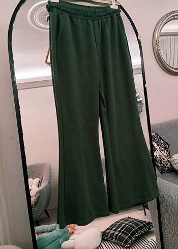 Kadın Yeşil Uzun Salaş Tunik - Görsel 4