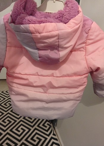 Kız Çocuk Pembe Düğmeli Ceket - Görsel 5