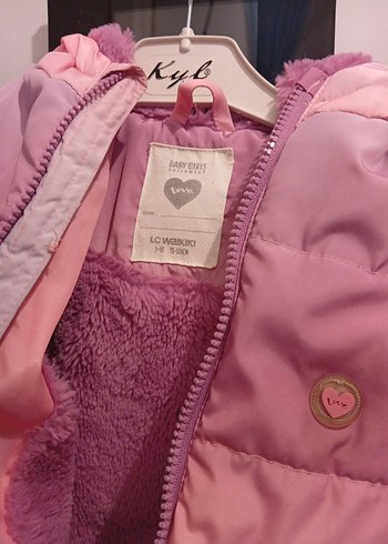 Kız Çocuk Pembe Düğmeli Ceket - Görsel 4