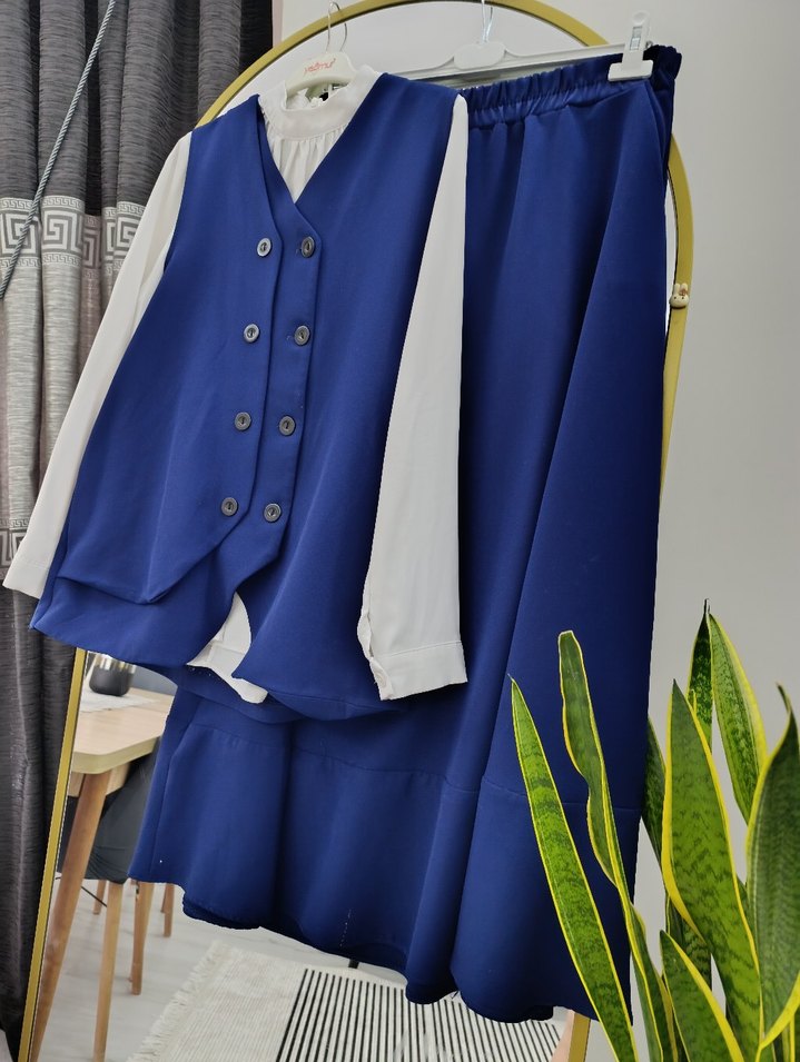 3 lü etek çeket takım - Görsel 4