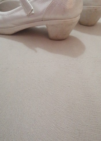 Kız Çocuk Beyaz Fiyonk Detaylı Babet - Görsel 4