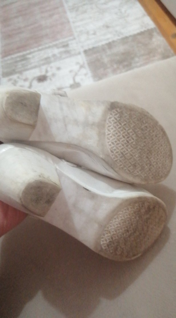 Kız Çocuk Beyaz Fiyonk Detaylı Babet - Görsel 5