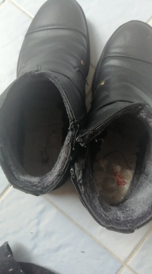 Siyah Deri Tokalı Erkek Biker Botu - Görsel 5