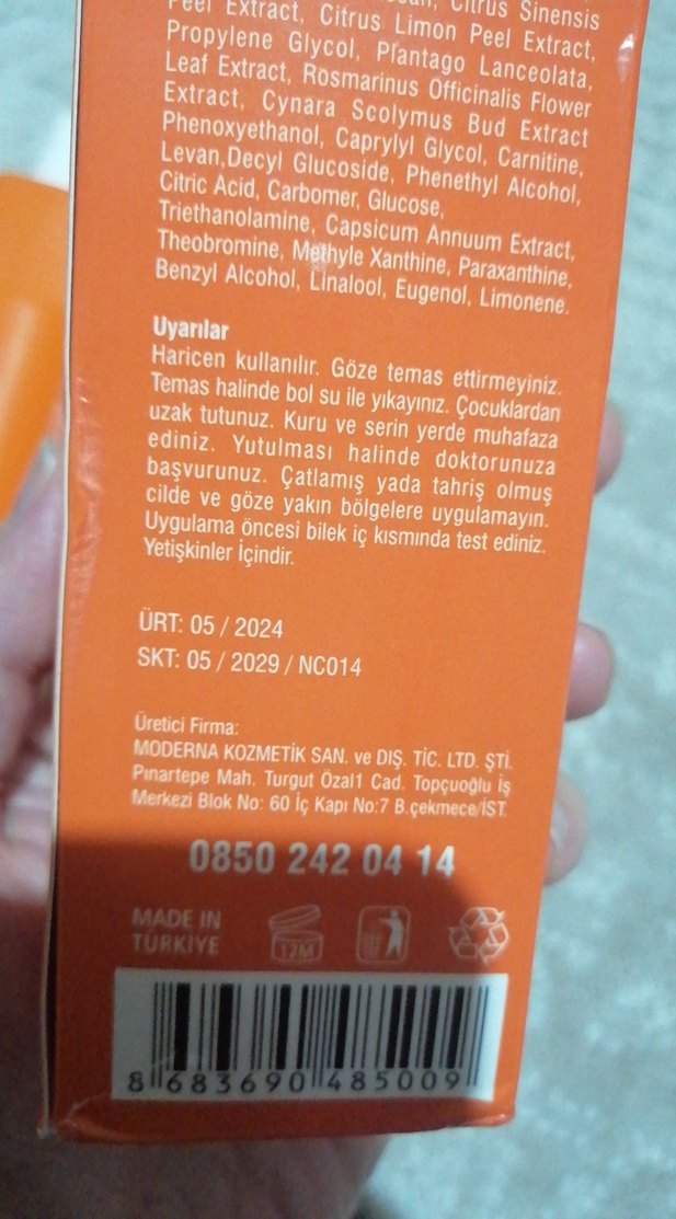 Narcissa Crab Gel 250 ml Selülit Bakım Jeli - Görsel 2