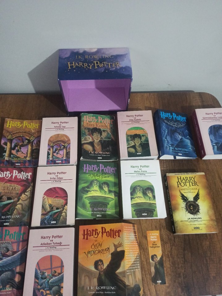 Harry Potter 1.Baskı Şömizli Orjinal Kitap Seti - Görsel 4