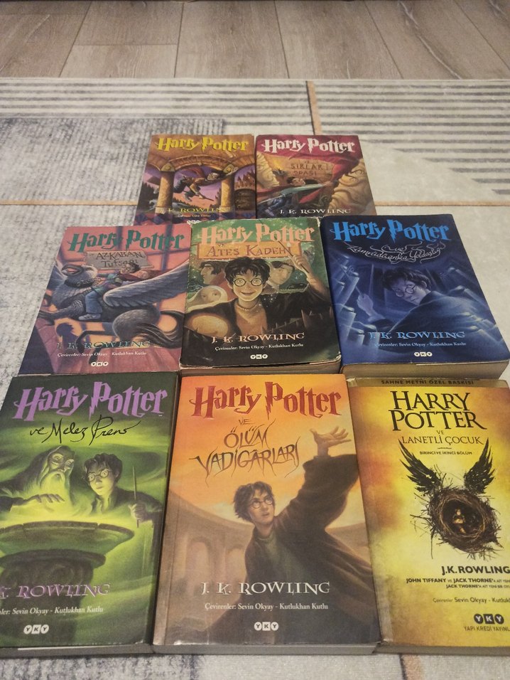 Harry Potter 1.Baskı Şömizli Orjinal Kitap Seti - Görsel 2