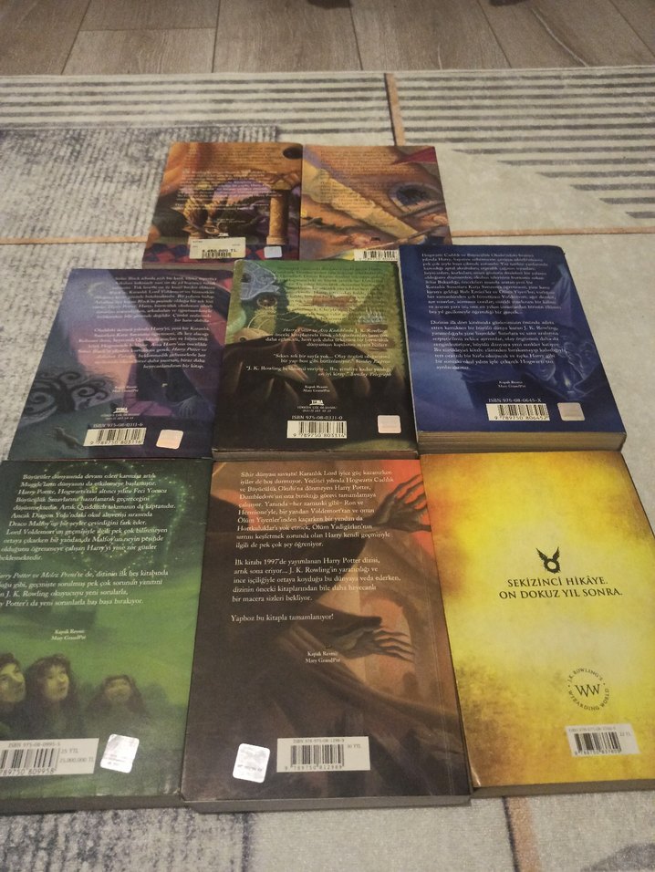 Harry Potter 1.Baskı Şömizli Orjinal Kitap Seti - Görsel 3