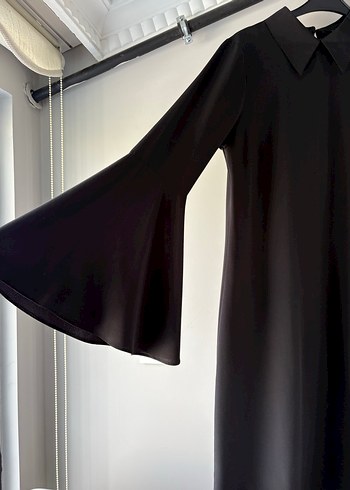 Siyah Uzun Kollu Kadın Tunik - Görsel 2