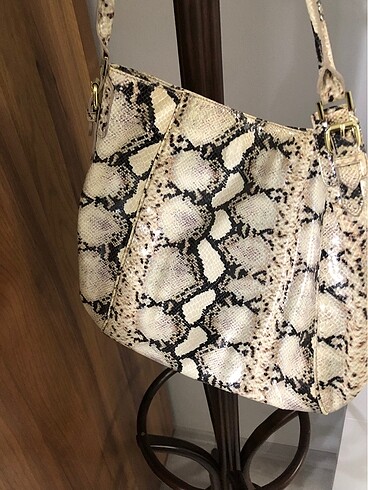 Beden camel Renk Ninewest leopar kadın çanta