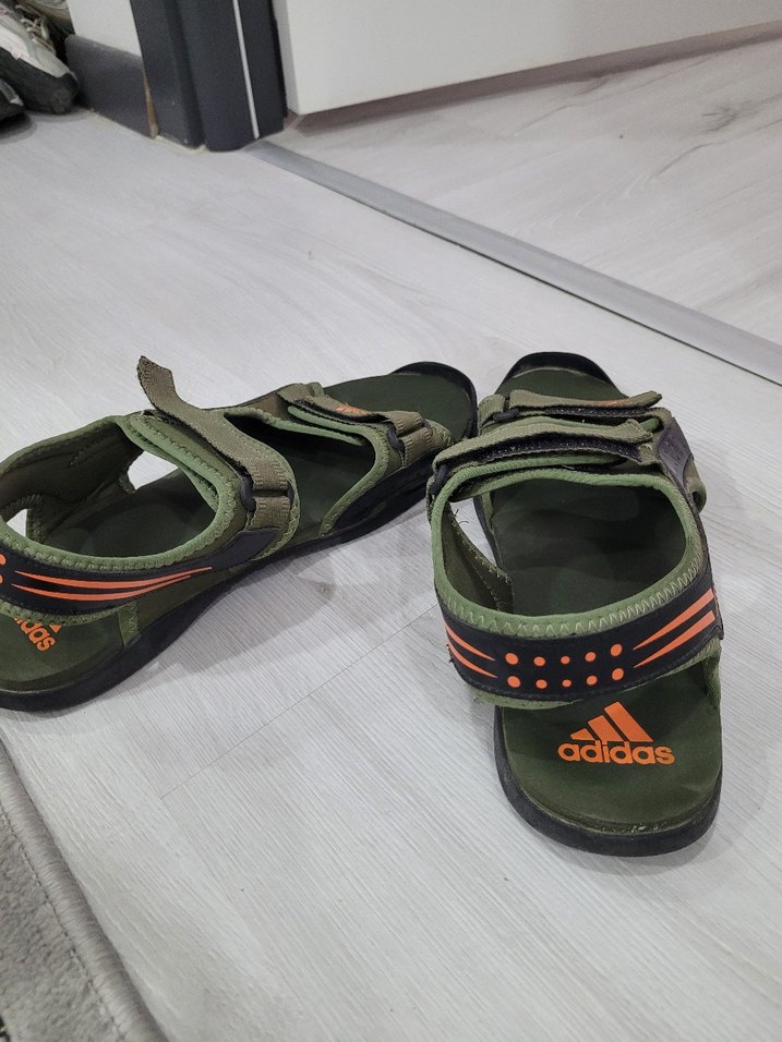 Erkek Haki Kamuflaj Cırt Cırtlı Sandalet - Görsel 4