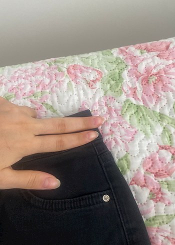 Defacto Fermuarlı Siyah Kadın Denim Pantolon
