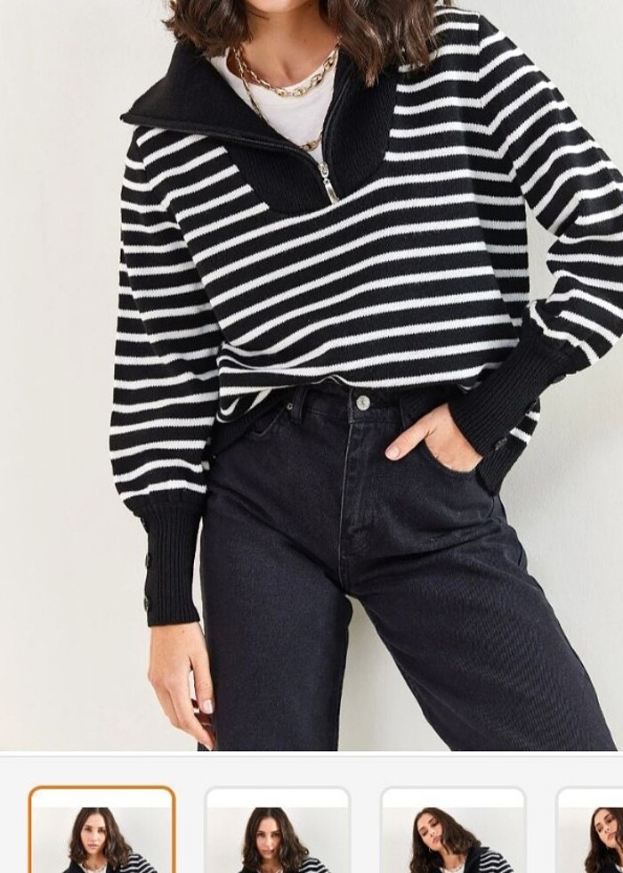 Bianco Lucci Kazak - Görsel 2