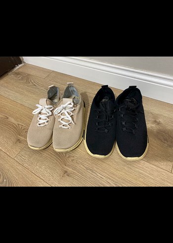 Bej ve Siyah Spor Ayakkabı - Görsel 2