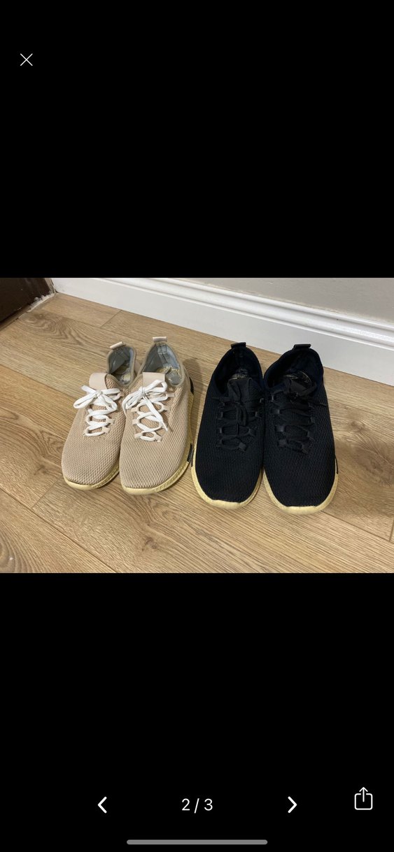 Bej ve Siyah Spor Ayakkabı - Görsel 2