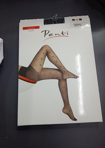 Penti Mini Desenli Bej Külotlu Çorap