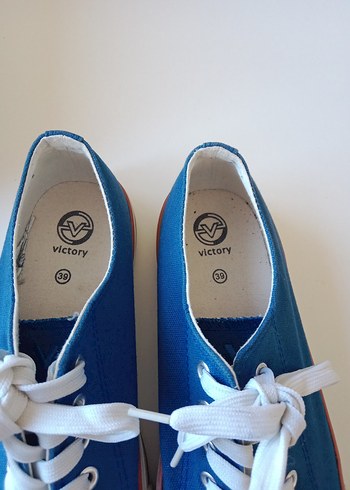 39 Beden Mavi Kadın Spor Ayakkabı Basic Stil