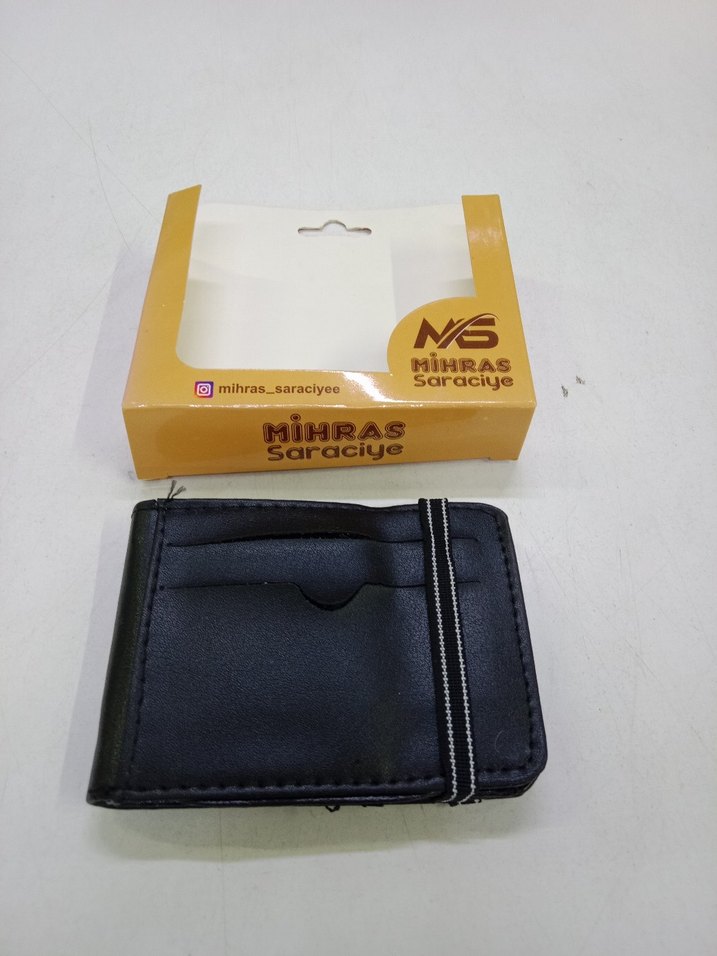 Siyah Minimalist Erkek Cüzdanı - Görsel 2