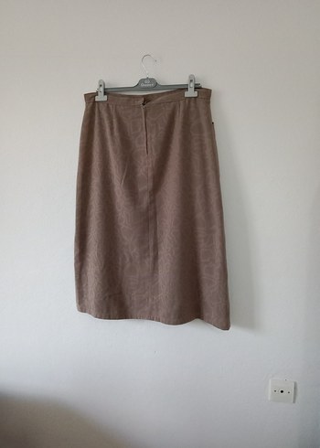 Bej Midi Hamile Keten Etek - Görsel 2