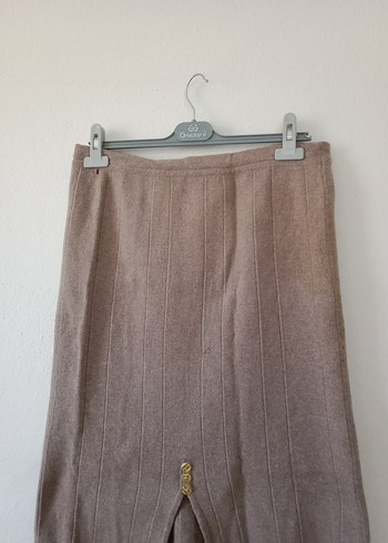 Bej Kısa Örme Hamile Eteği - Görsel 5