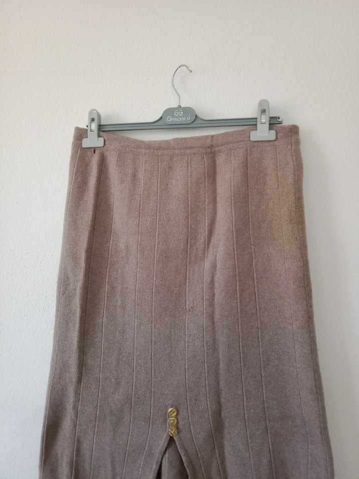 Bej Kısa Örme Hamile Eteği - Görsel 5