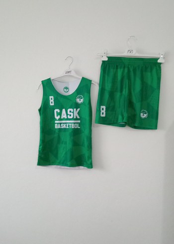 Erkek Yeşil Basketbol Atlet ve Şort Takımı - Görsel 3