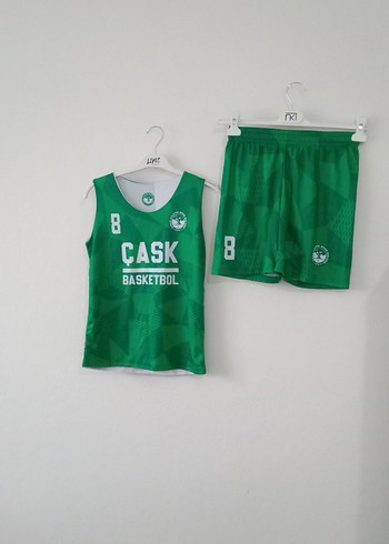 Erkek Yeşil Basketbol Atlet ve Şort Takımı - Görsel 2