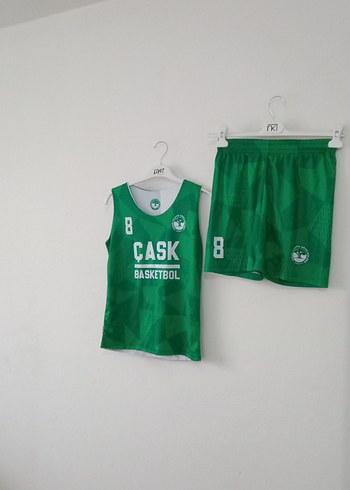 Erkek Yeşil Basketbol Atlet ve Şort Takımı - Görsel 10