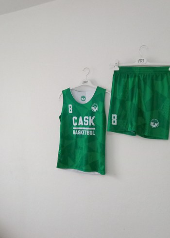 Erkek Yeşil Basketbol Atlet ve Şort Takımı - Görsel 11