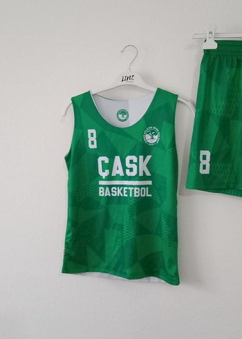 Erkek Yeşil Basketbol Atlet ve Şort Takımı - Görsel 7