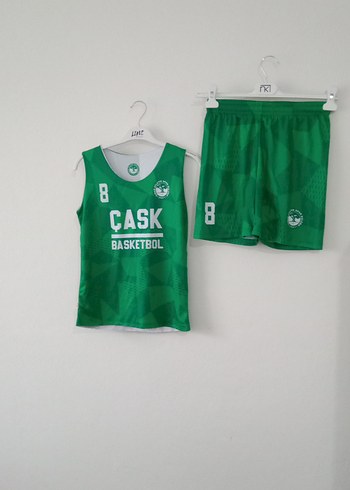 Erkek Yeşil Basketbol Atlet ve Şort Takımı - Görsel 5