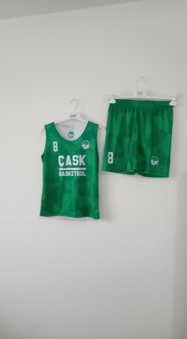 Erkek Yeşil Basketbol Atlet ve Şort Takımı - Görsel 3