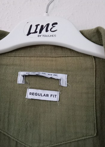 Erkek Yeşil Keten Kısa Kollu Gömlek - Görsel 11