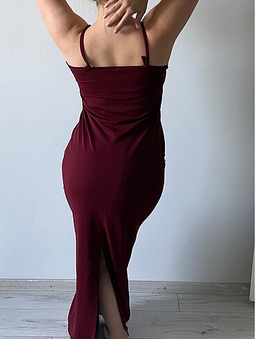 Diğer Bordo elbise