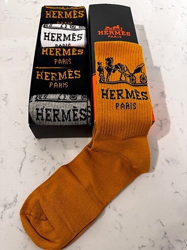 ? HERMES MARKA KUTULU 6?LI ÇORAP