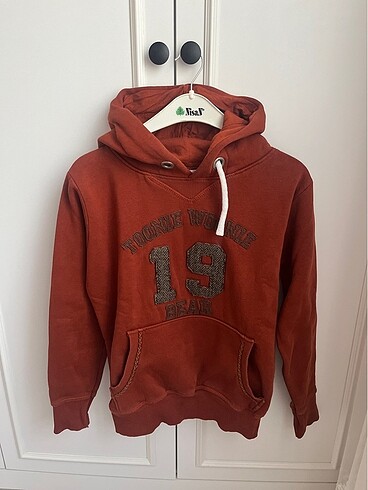 Kiremit rengi içi şardonlu sweat