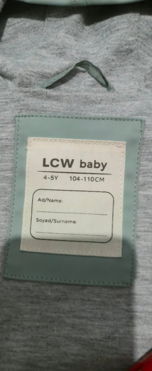 Açık yeşil Erkek Çocuk Kapüşonlu Yağmurluk - Görsel 5