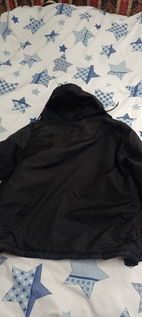 Siyah Kapüşonlu Erkek Mont - Görsel 4