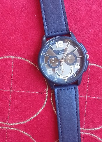 Renkli Mavi Klasik Sokak Stili Erkek Saati - Görsel 2