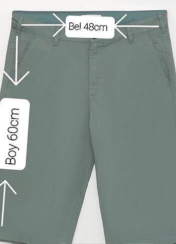 LCWAİKİKİ KLASİK STANDART KALIP ERKEK GABARDİN BERMUDA ŞORT 36 B - Görsel 4