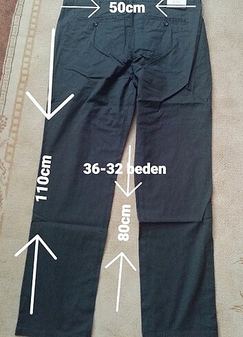 LCWAİKİKİ KLASİK RAHAT KALIP CHİNO PANTOLON 36BEDEN  - Görsel 7