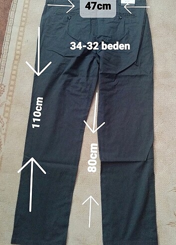 LCWAİKİKİ KLASİK RAHAT KALIP ERKEK CHİNO PANTOLON 34BEDEN  - Görsel 8