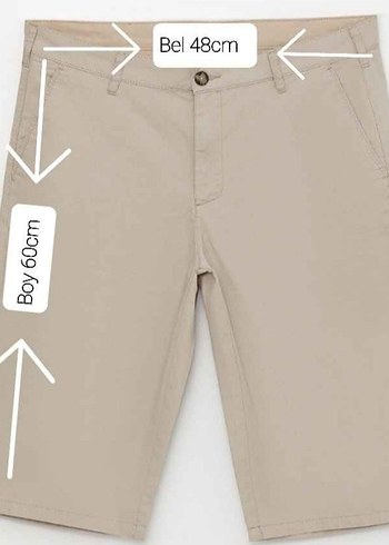 LC WAİKİKİ 36BEDEN GABARDİN ERKEK ŞORT - Görsel 8