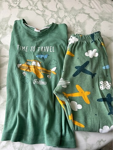 Pamuklu pijama takımı