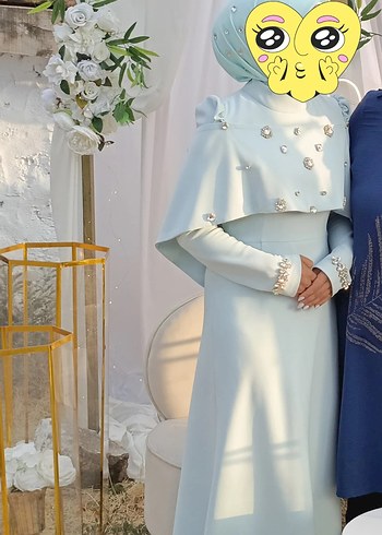 Mavi Drapeli Uzun Abiye Elbise
yalnızca 4 saat giyildi - Görsel 5