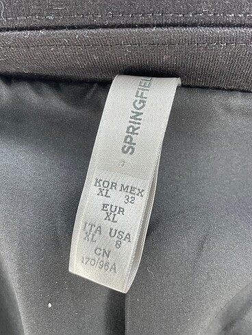 xl Beden siyah Renk Springfield Blazer %70 İndirimli.