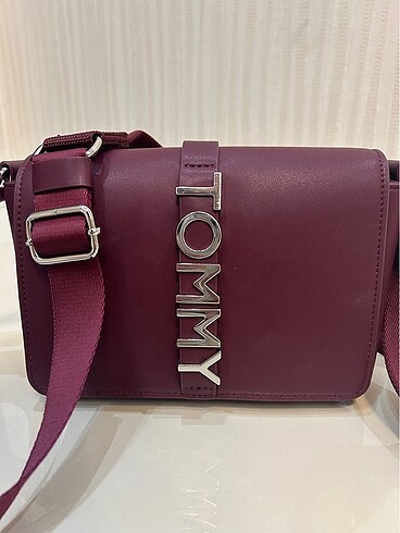  Beden bordo Renk TOMMY orijinal çanta