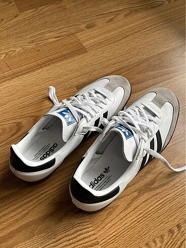 Orjinal Beyaz Adidas Samba 48 Numara